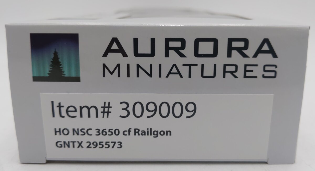 Aurora Miniatures 309009 HO Scale Railgon GNTX NSC 3650 cf Gondola Car #295573 NIB