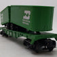 Lionel 6-9133 O Gauge Burlington Northern Flatcar #9133 with Trailers EX/Box