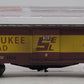 Menards 279-4418 O Gauge Milwaukee Road Weathered Boxcar #3848 EX/Box