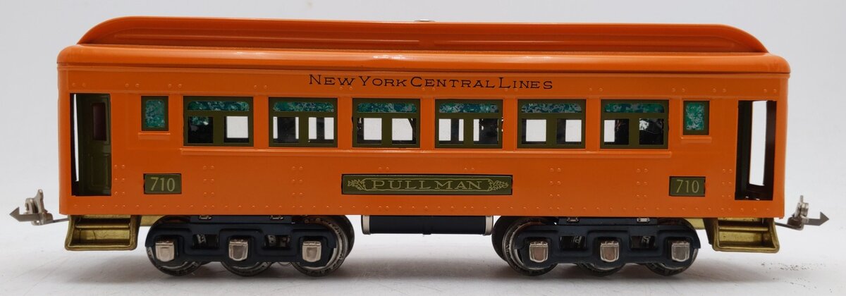 Lionel 710 Reproduction Orange Tinplate Pullman Car