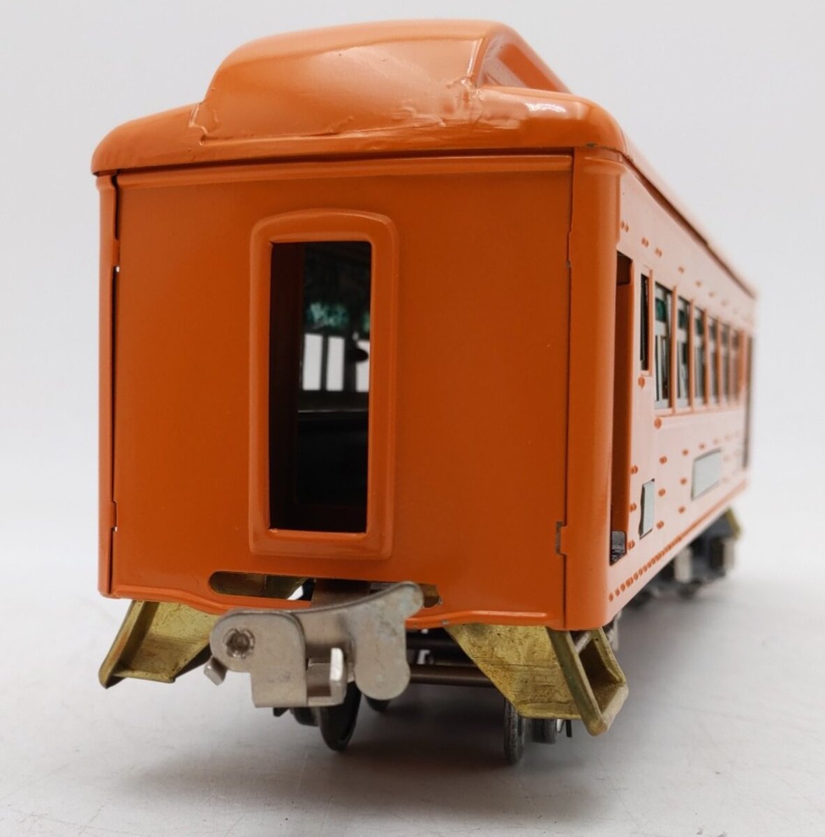 Lionel 710 Reproduction Orange Tinplate Pullman Car