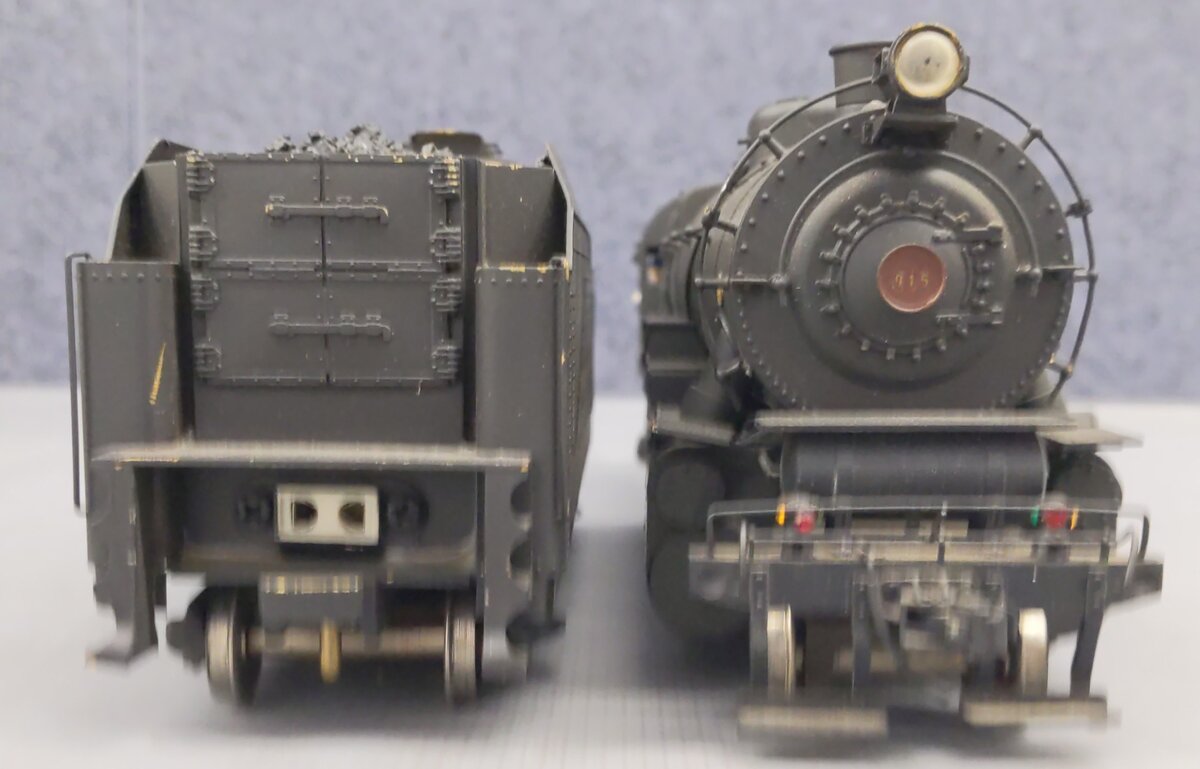 KTM Scale Mo. O Brass PRR 2-Rail 2-8-2 L-1 Steam Locomotive w/ Tender- Painted