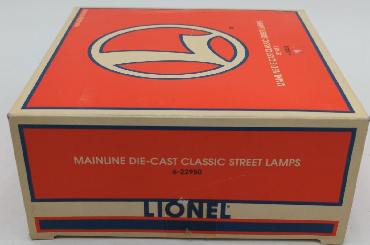 Lionel 6-22950 O Classic Street Lamps Set of 3 EX/Box