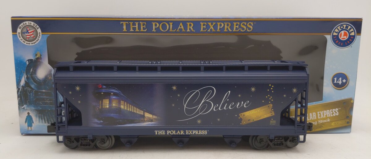 Lionel 3-18701 The Polar Express Lionscale 3-Bay Hopper