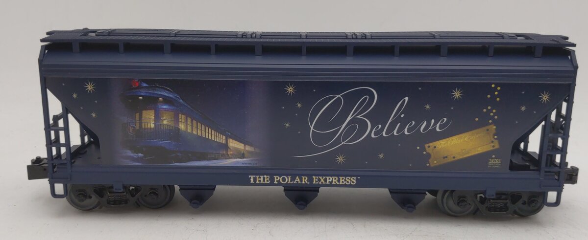 Lionel 3-18701 The Polar Express Lionscale 3-Bay Hopper
