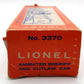 Lionel 3370 Vintage O Wells Fargo Operating Sheriff & Outlaw Car EX/Box