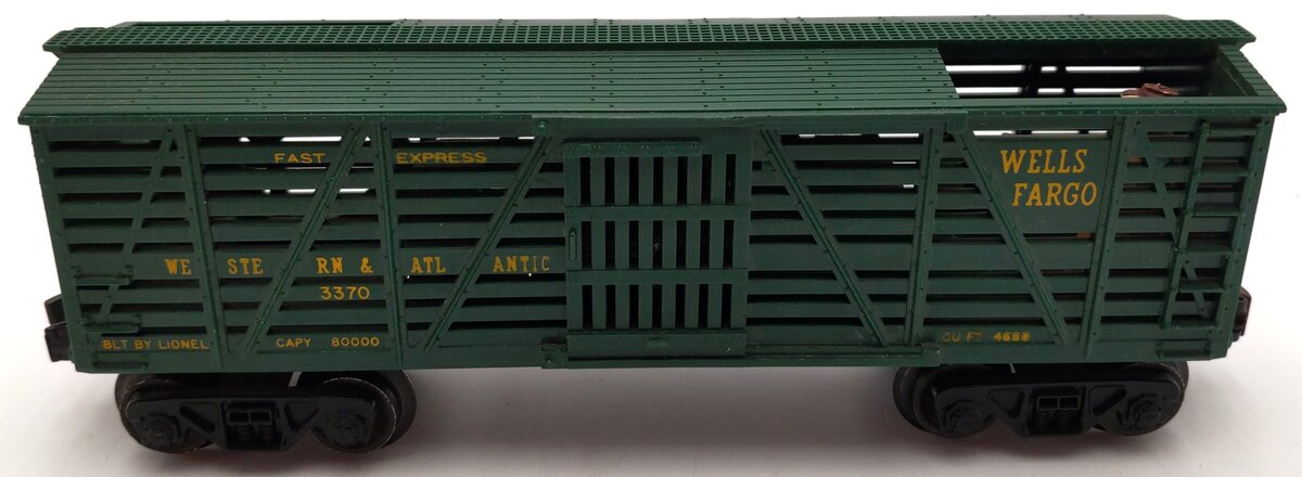 Lionel 3370 Vintage O Wells Fargo Operating Sheriff & Outlaw Car EX/Box