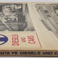 Santa Fe Diesels And Cars Paperback Book By Wayner Publications VG