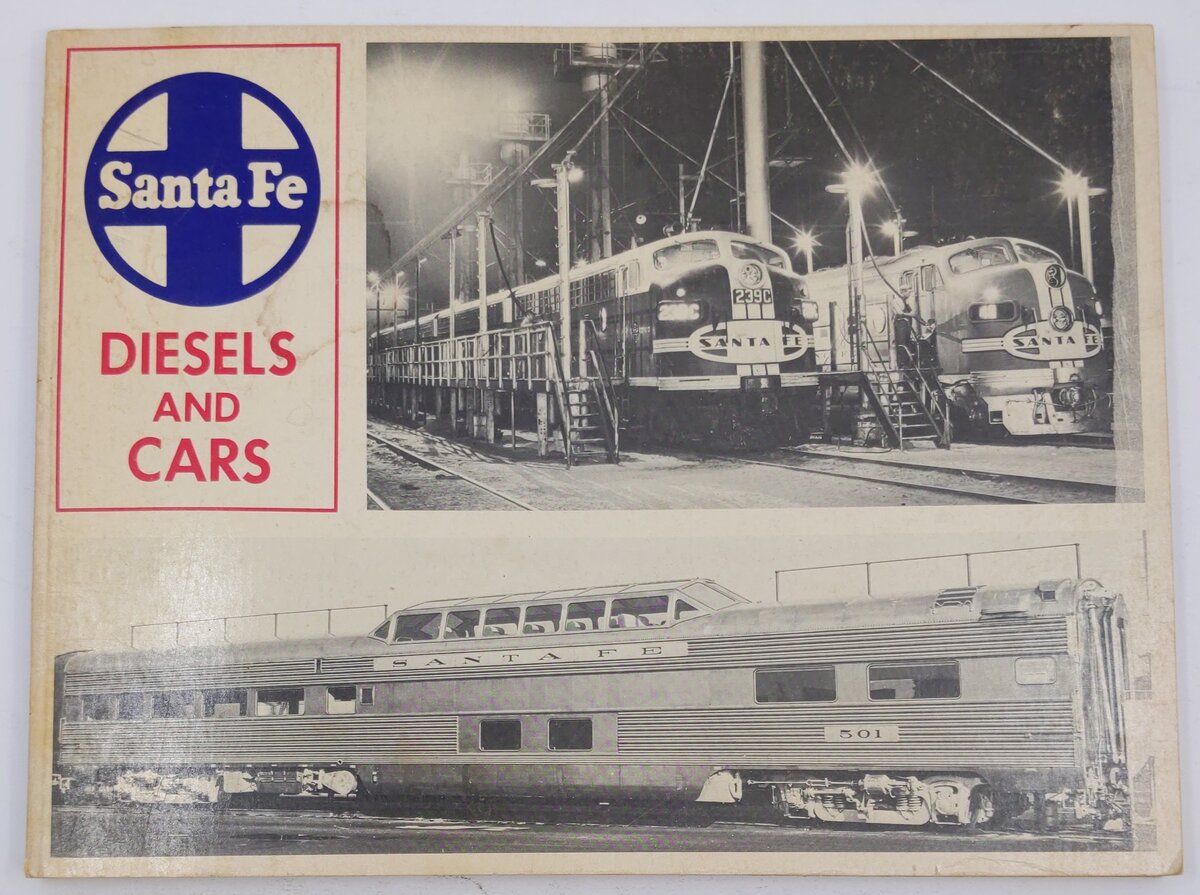 Santa Fe Diesels And Cars Paperback Book By Wayner Publications VG