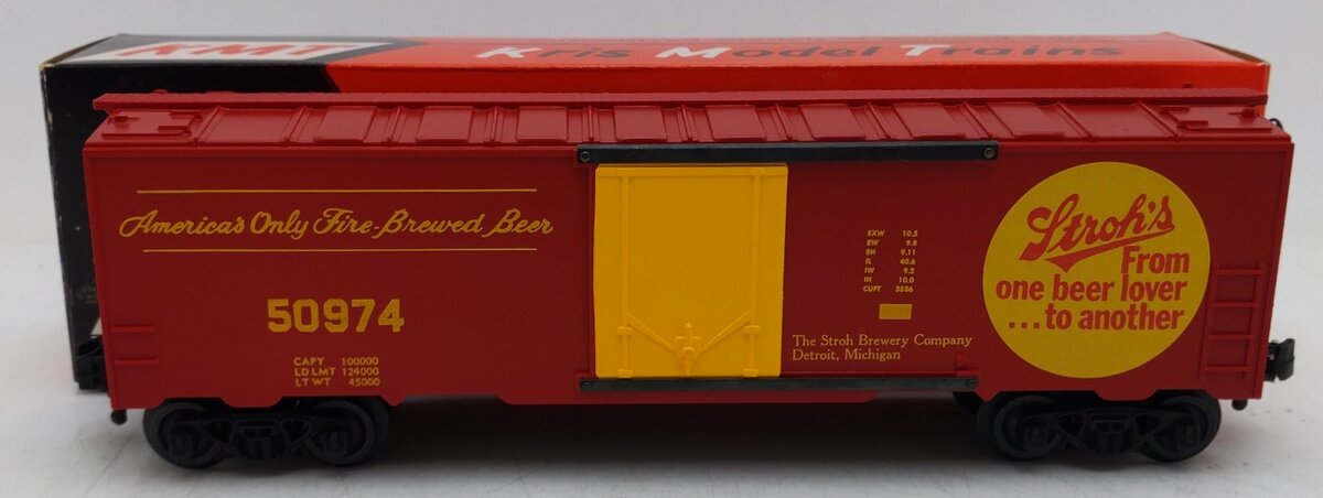 KMT 50974 O Gauge Stroh's Boxcar LN/Box