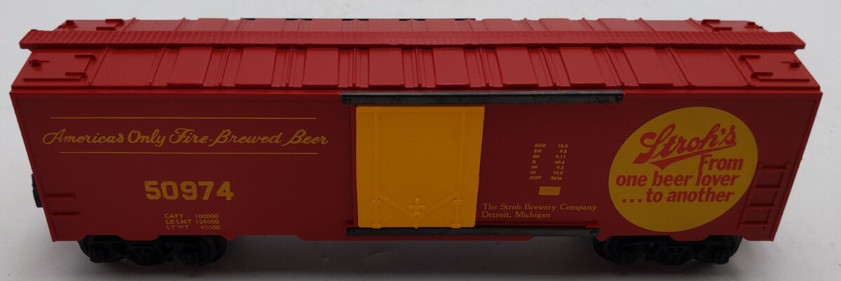 KMT 50974 O Gauge Stroh's Boxcar LN/Box