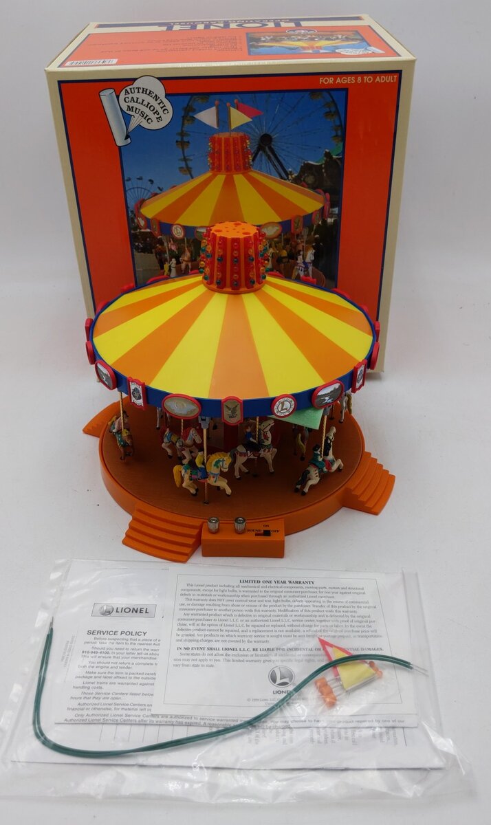 Lionel 6-14109 Operating Circus Carousel LN/Box