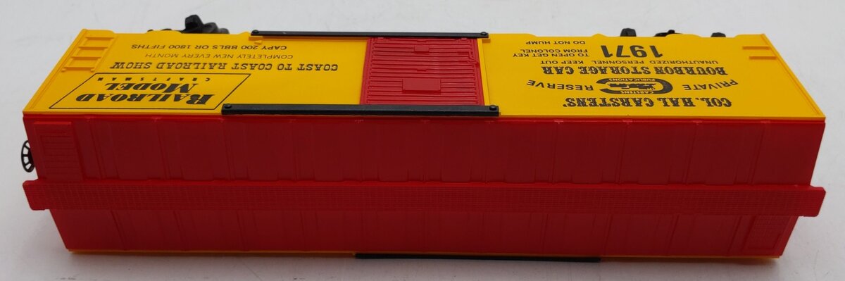 KMT 1971 O Gauge Col. Hal Carstens Private Reserve Bourbon Storage Boxcar LN/Box