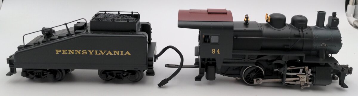 K-Line K3180-0094W O Gauge Pennsylvania RR A5 Steam Locomotive & Tender #94 LN/Box