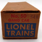 Lionel 50 Vintage O Motorized Gang Car VG/Box