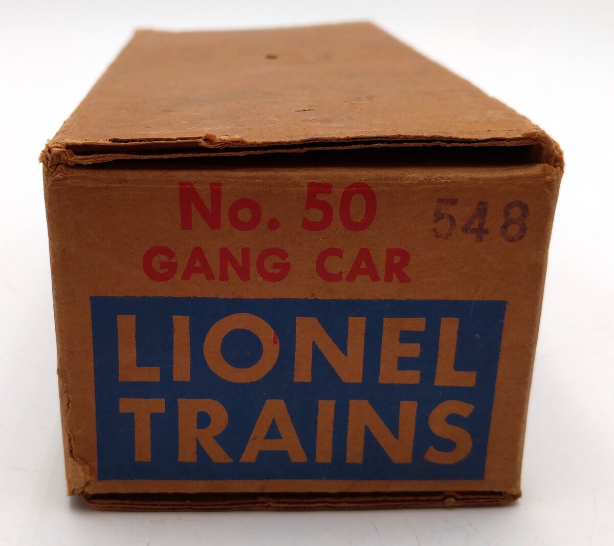 Lionel 50 Vintage O Motorized Gang Car VG/Box