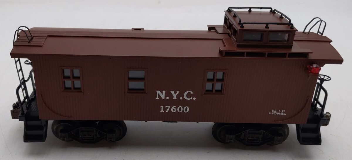 Lionel 6-17600 O Gauge New York Central Woodside Illuminated Caboose #17600 LN/Box