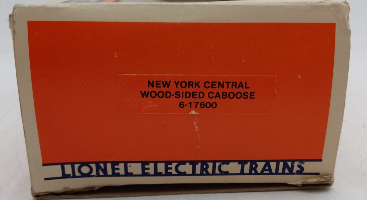 Lionel 6-17600 O Gauge New York Central Woodside Illuminated Caboose #17600 LN/Box