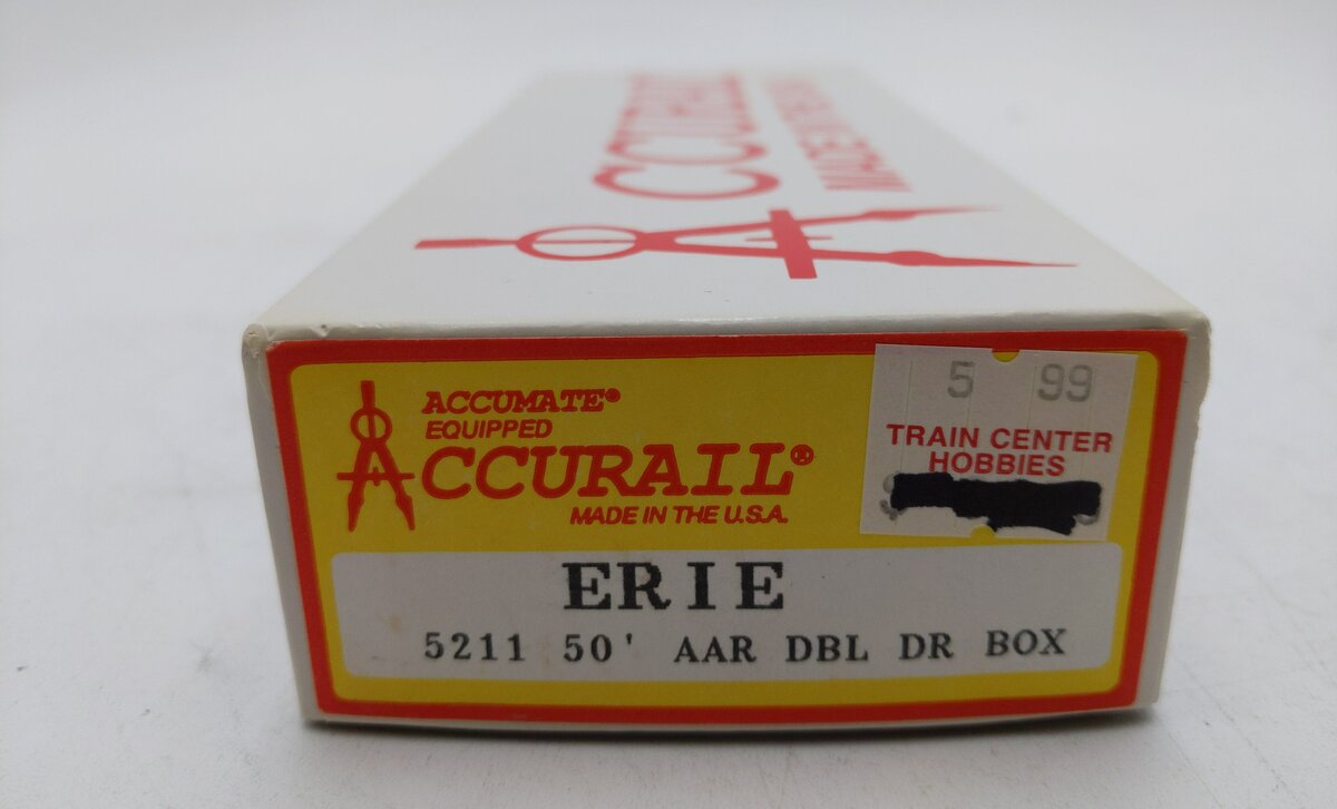 Accurail 5211 HO Erie 50' aar DBL DR Box Kit NIB