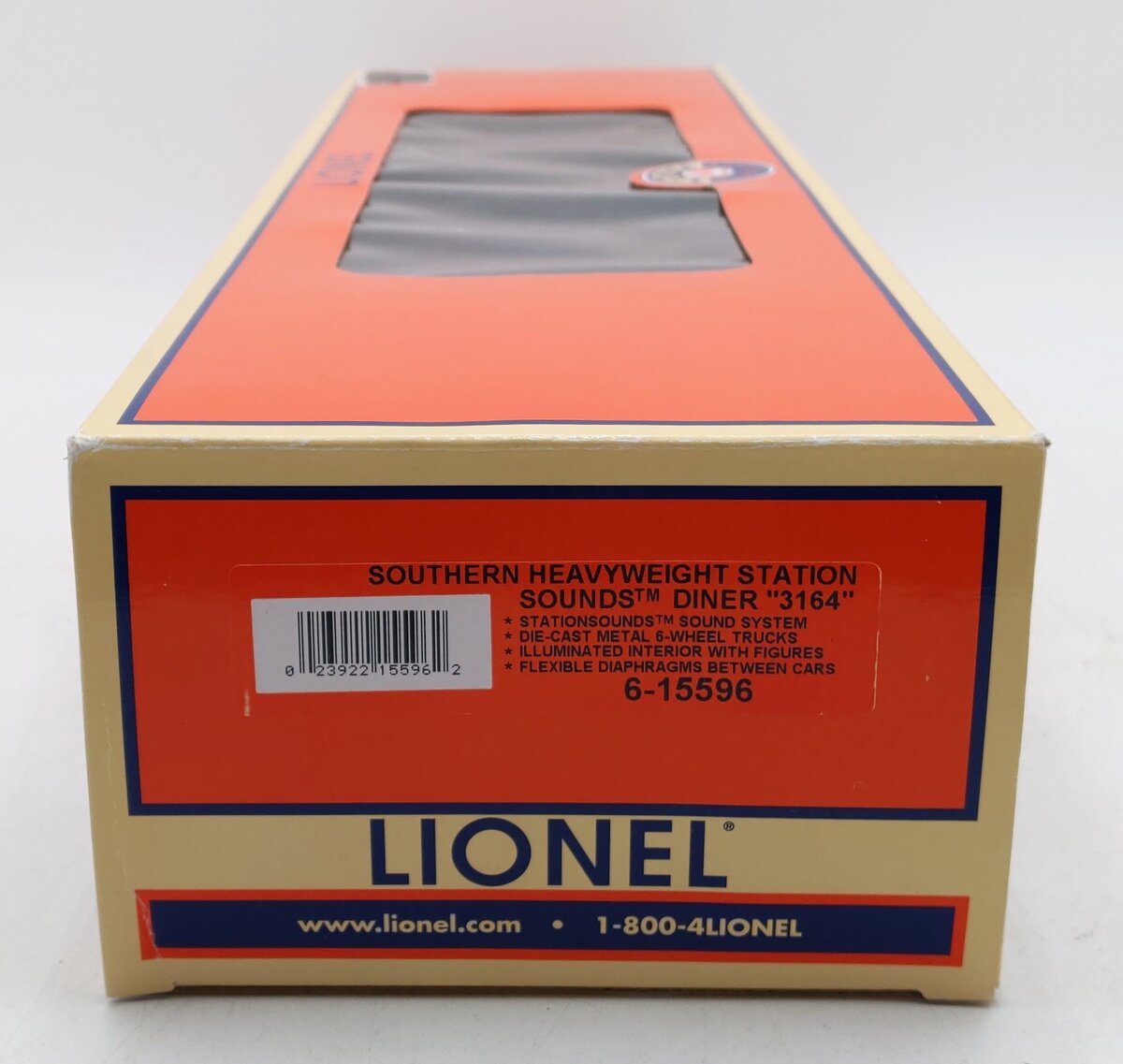 Lionel 6-15596 O Gauge Southern Heavyweight Diner Car #3164 EX/Box