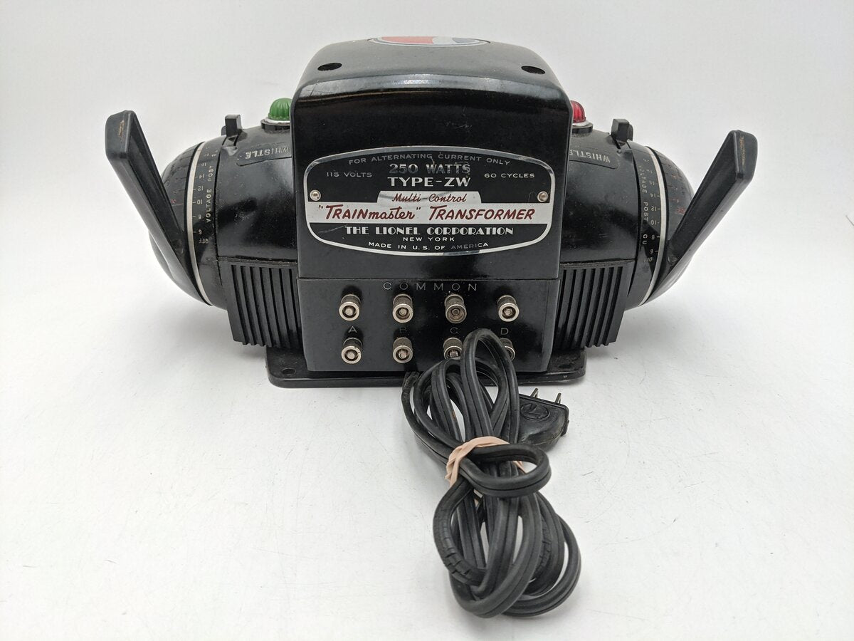 Lionel ZW Vintage O 250 Watt 4 Train Transformer with Whistle VG