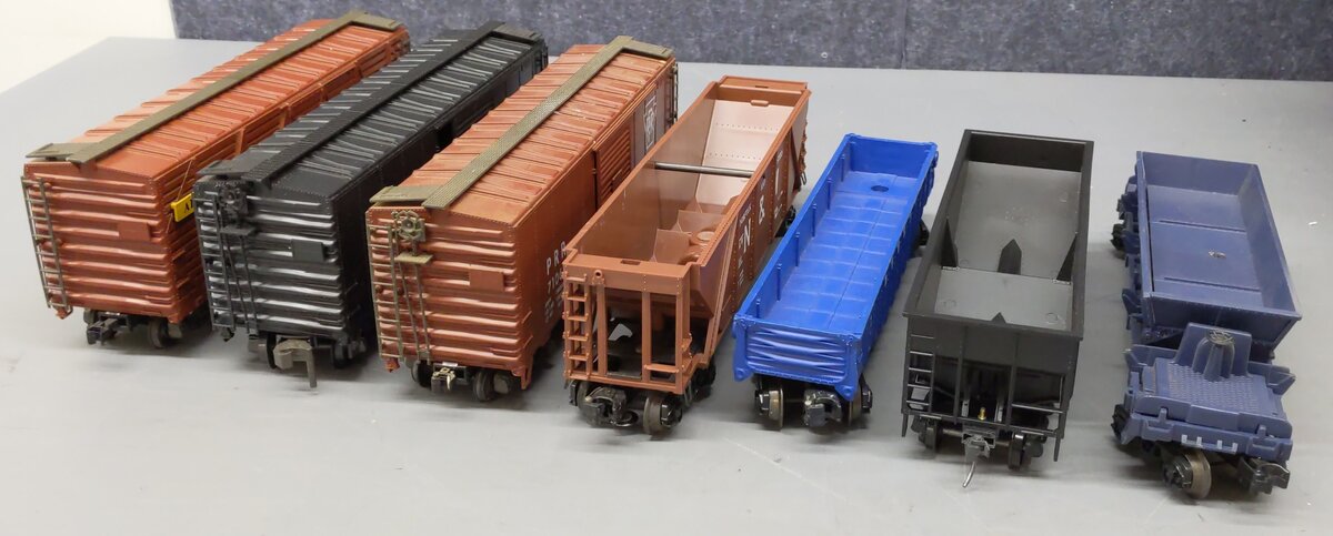 Lionel/Atlas/Other O Gauge Freight Cars #9304,9136,398,220376,9111,71064 [7] VG