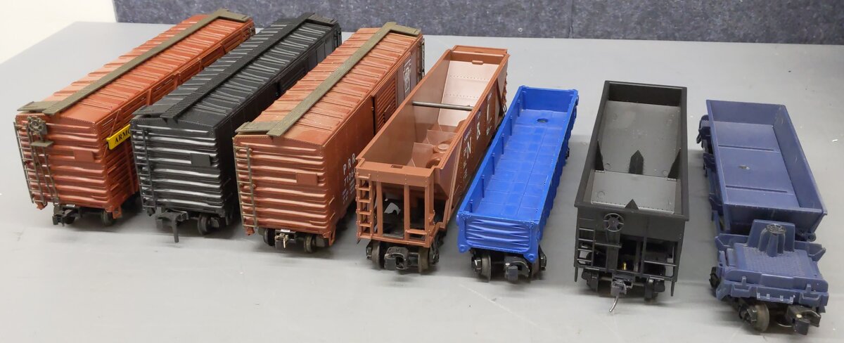Lionel/Atlas/Other O Gauge Freight Cars #9304,9136,398,220376,9111,71064 [7] VG