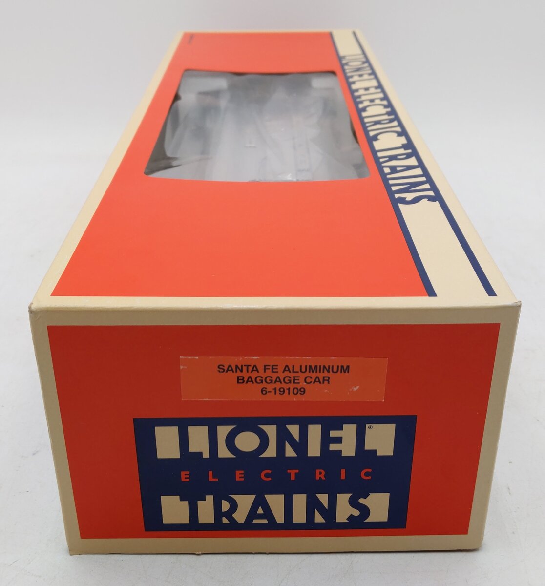 Lionel 6-19109 O Gauge Santa Fe Aluminum Baggage Car #3400 EX/Box