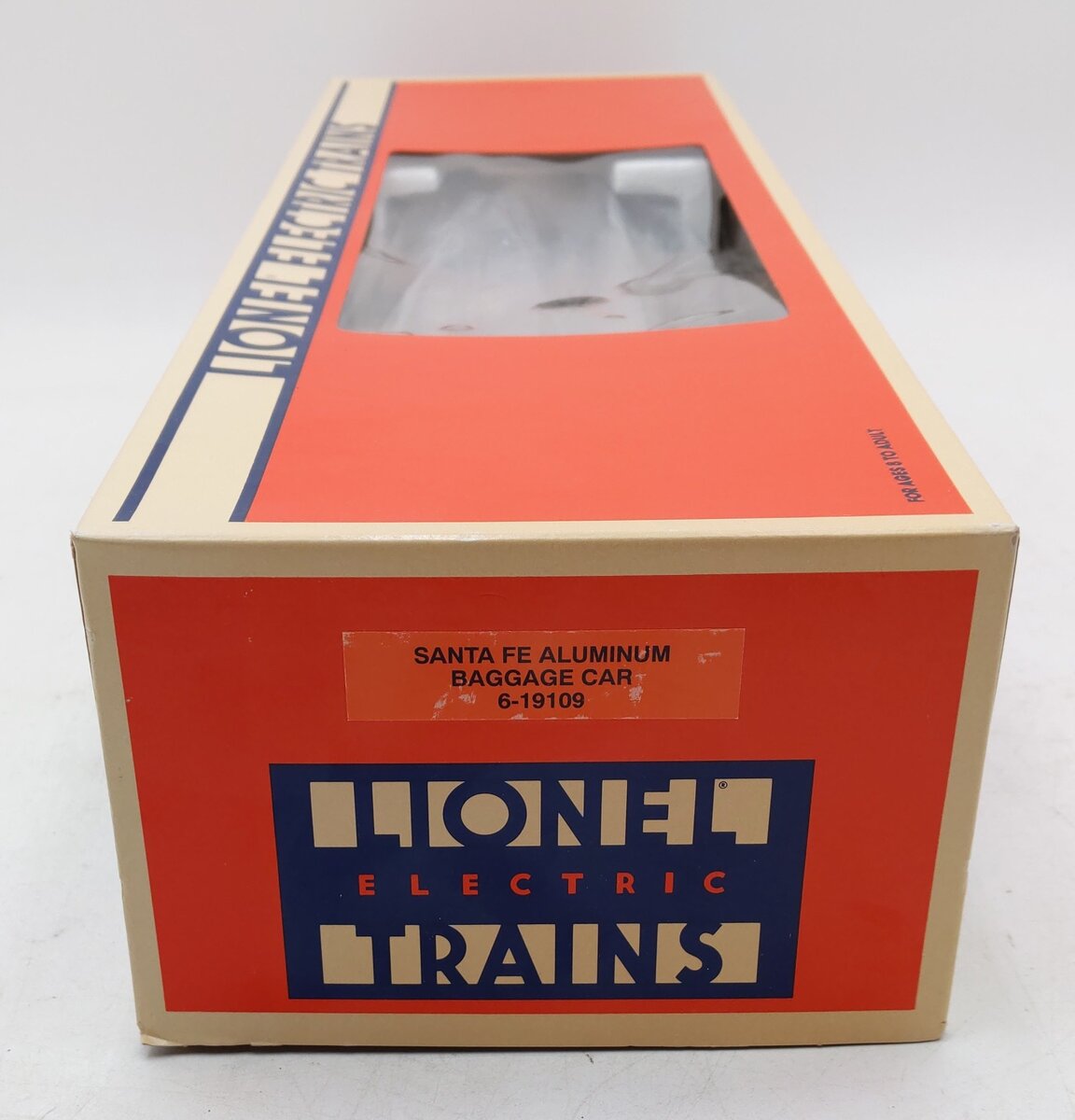 Lionel 6-19109 O Gauge Santa Fe Aluminum Baggage Car #3400 EX/Box