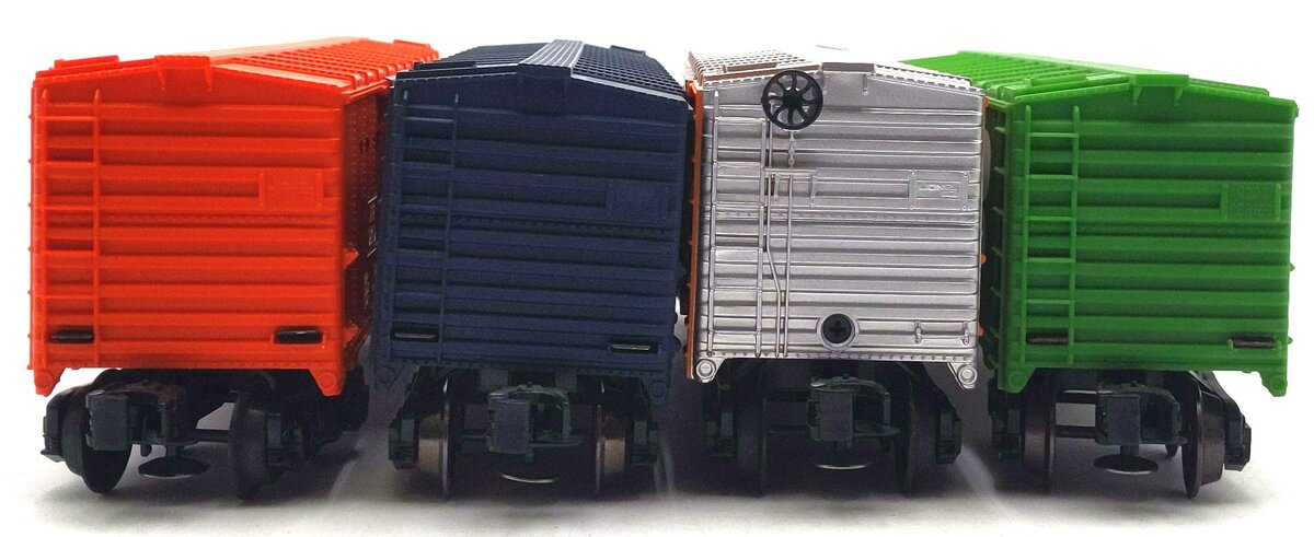 Lionel O Gauge Assorted Boxcars: 9747, 9774, 9209, 9719 [4] VG