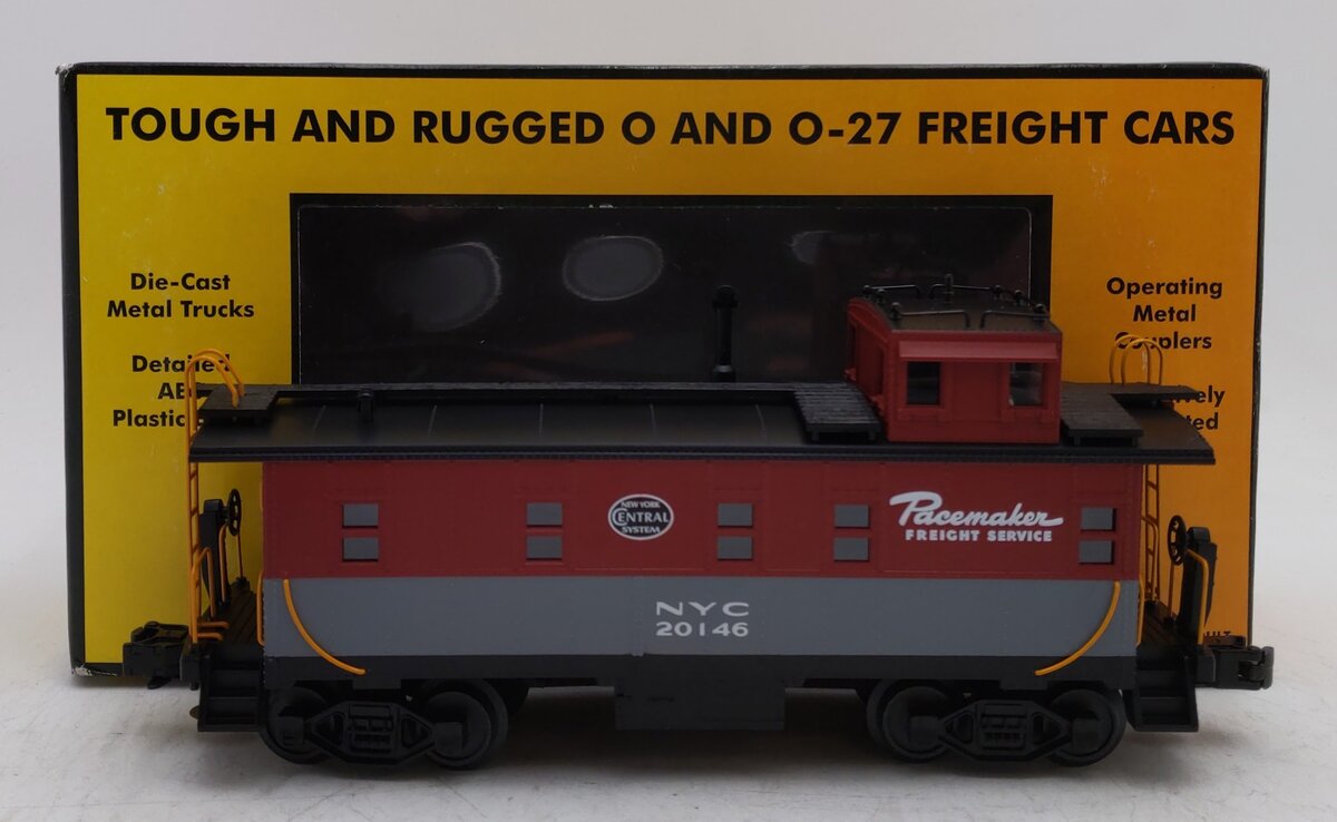 MTH 30-77102 O New York Central RailKing Offset Steel Caboose Car #20146 LN/Box