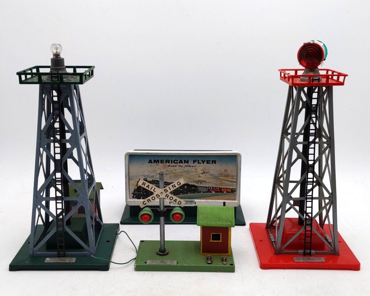 American Flyer S Gauge Assorted PW Track Accessories: 568, 759, 769, 23769 [4] EX