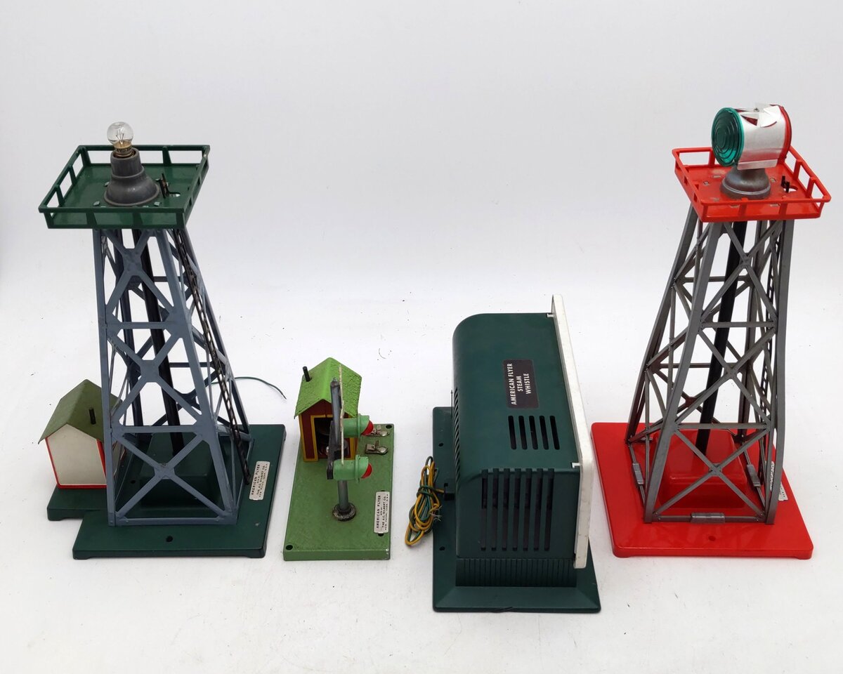 American Flyer S Gauge Assorted PW Track Accessories: 568, 759, 769, 23769 [4] EX