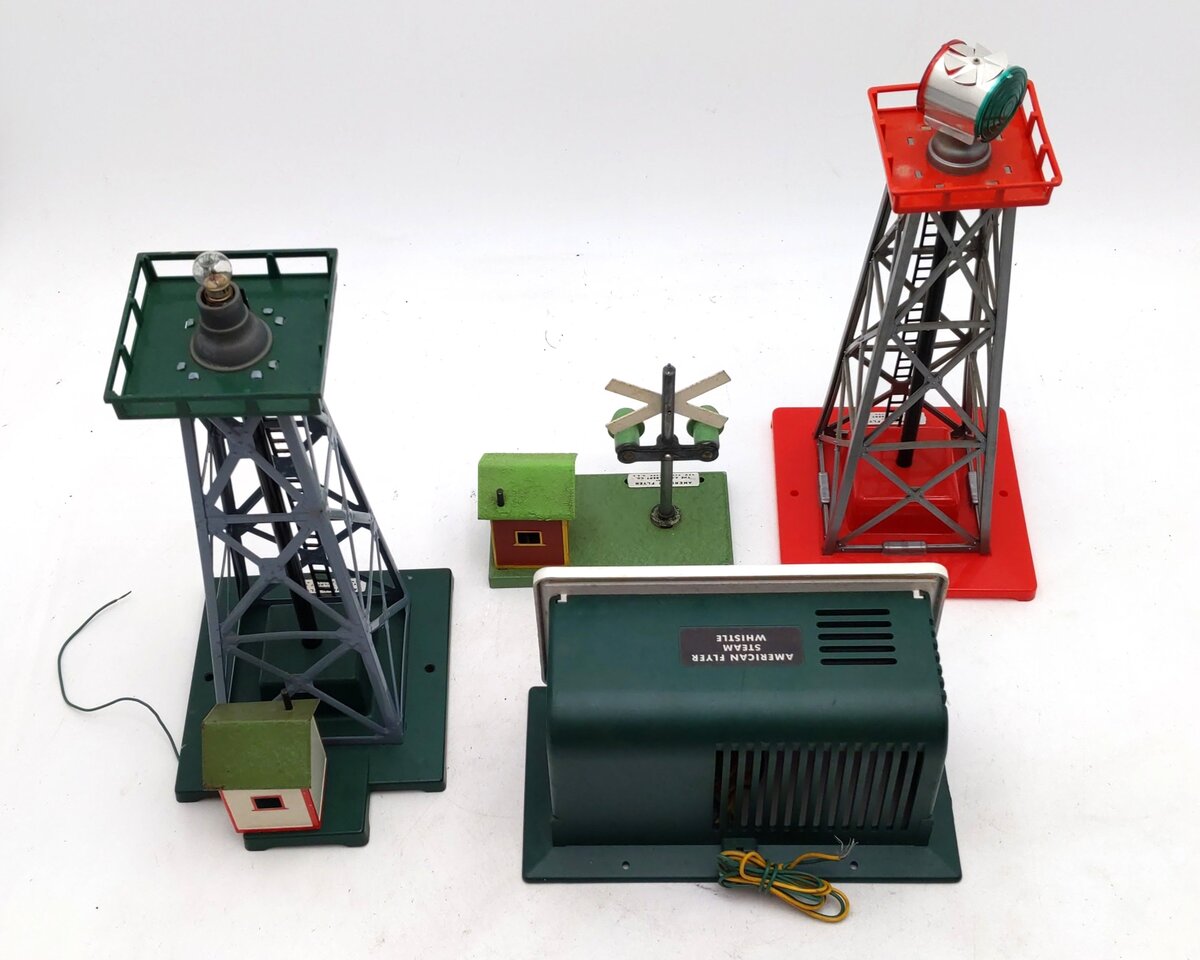 American Flyer S Gauge Assorted PW Track Accessories: 568, 759, 769, 23769 [4] EX