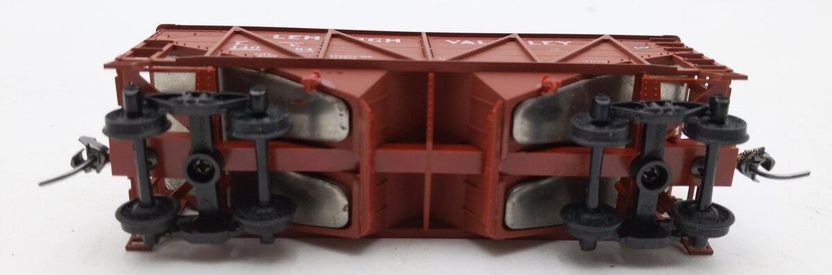 Accurail 92712 HO Scale Lehigh Valley Wood Side Twin Hopper EX/Box