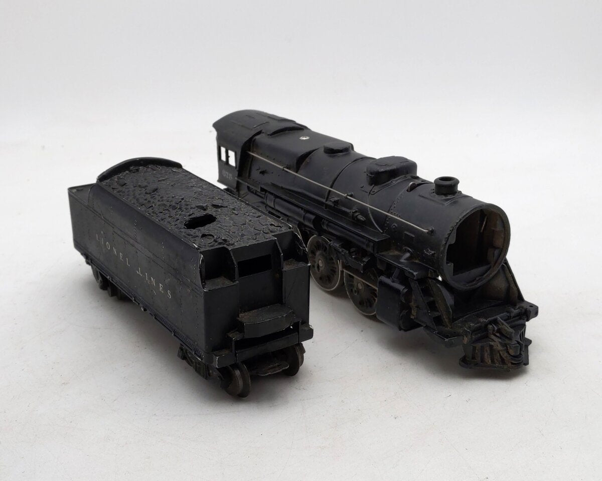 Lionel 675 Vintage O 2-6-2 Prairie Die-Cast Steam Locomotive and 6466W Tender