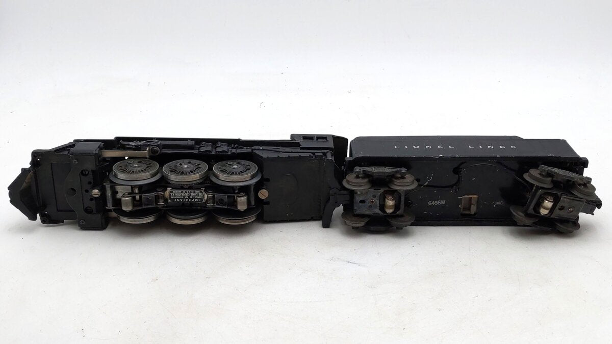 Lionel 675 Vintage O 2-6-2 Prairie Die-Cast Steam Locomotive and 6466W Tender