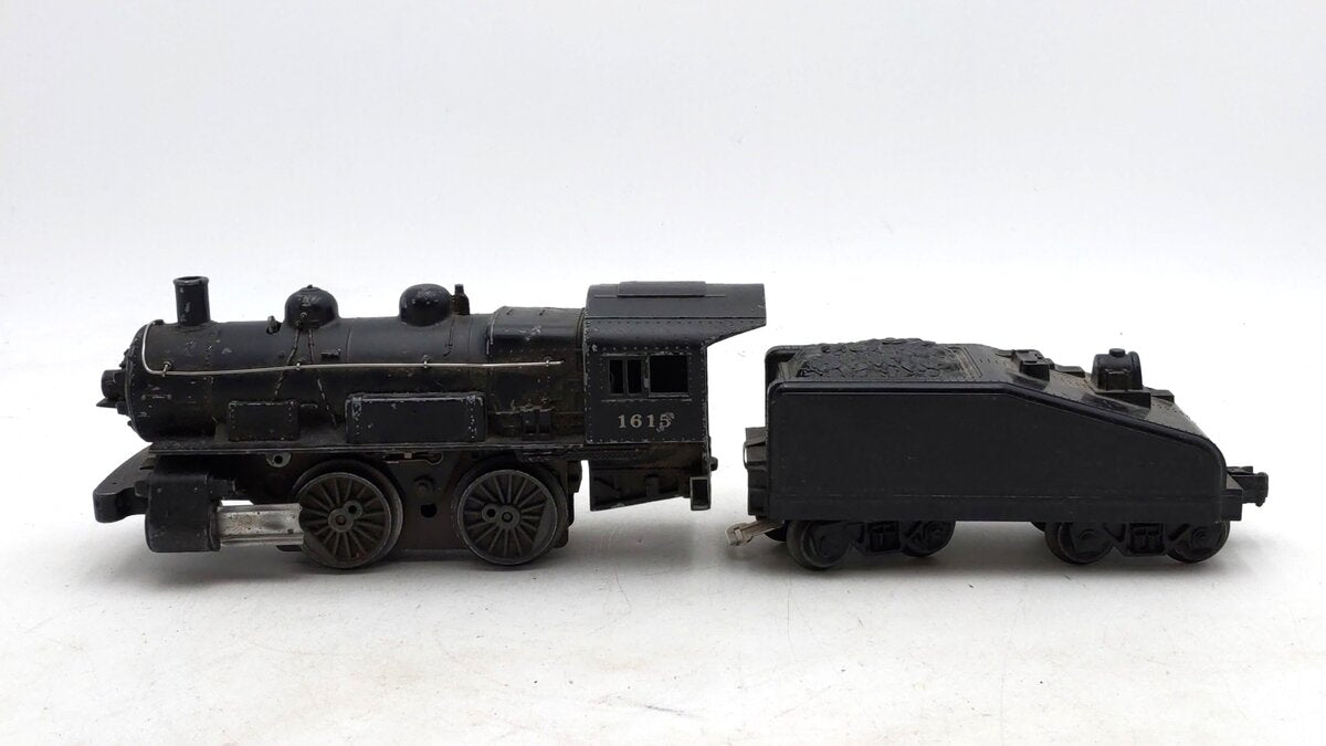 Lionel 1615 Vintage O 0-4-0 Die-Cast Steam Switcher Locomotive & Tender