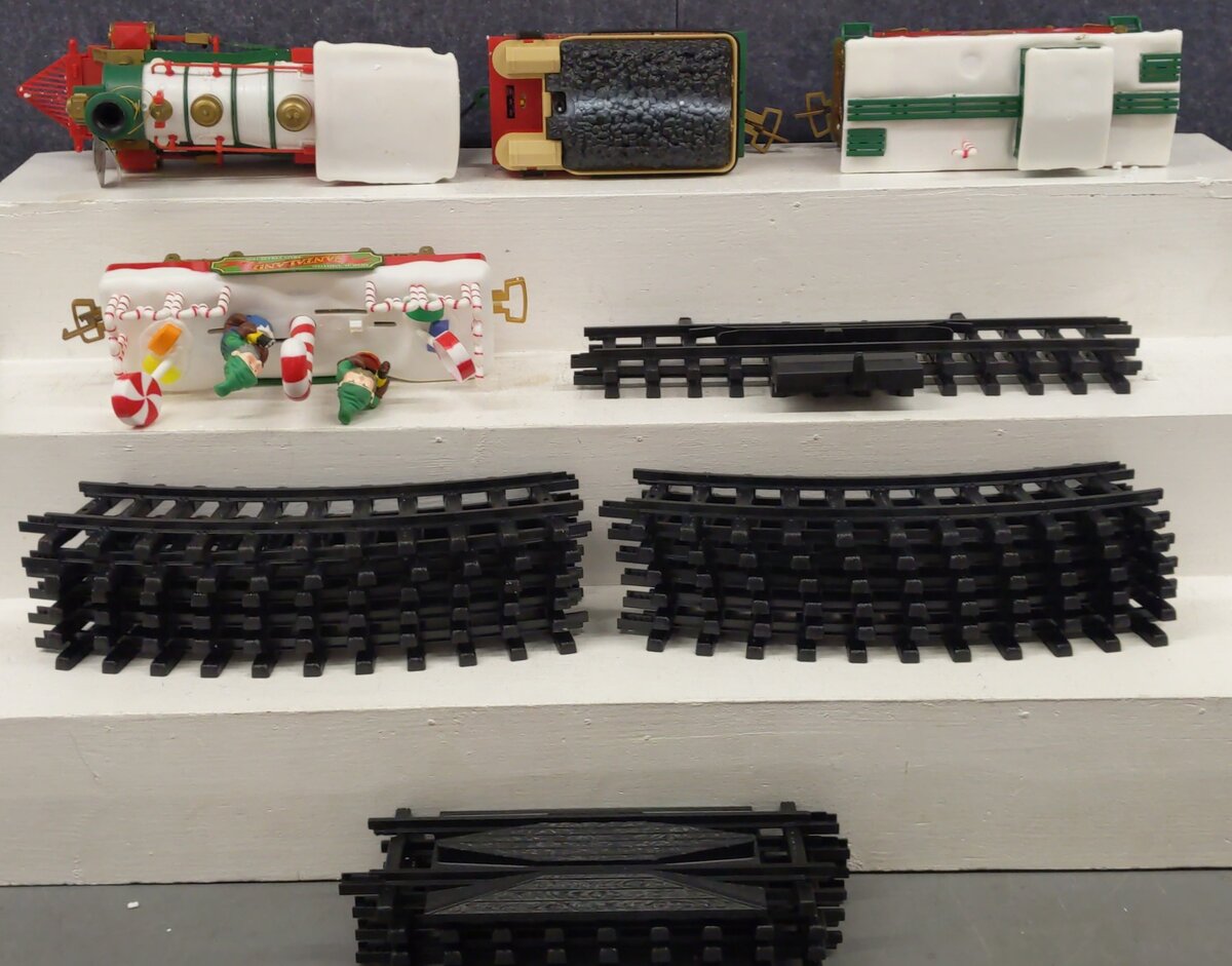 New Bright 1181WG Santaland Collection G Gauge Steam Train Set VG/Box