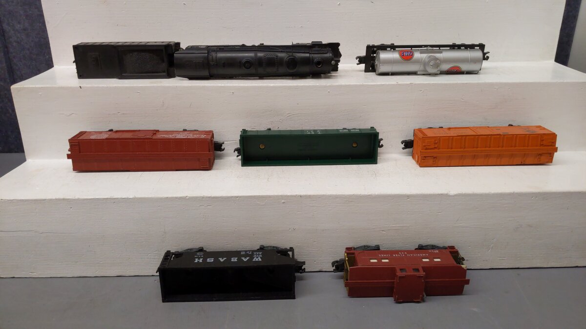 American Flyer K5423T Vintage S Mountaineer Freight: 283 942 925 940 923 931 930 VG/Box