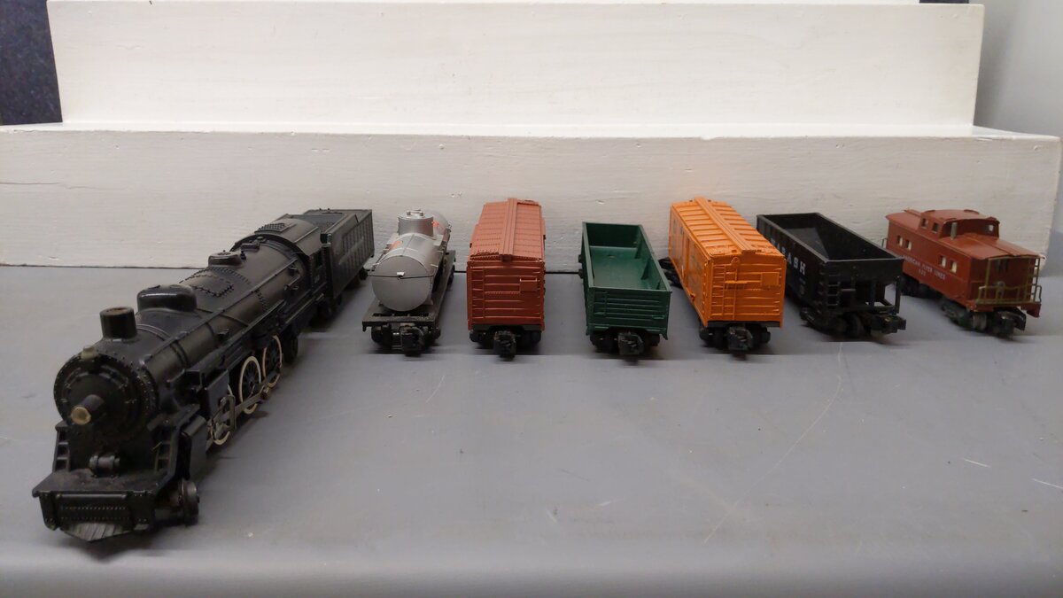 American Flyer K5423T Vintage S Mountaineer Freight: 283 942 925 940 923 931 930 VG/Box