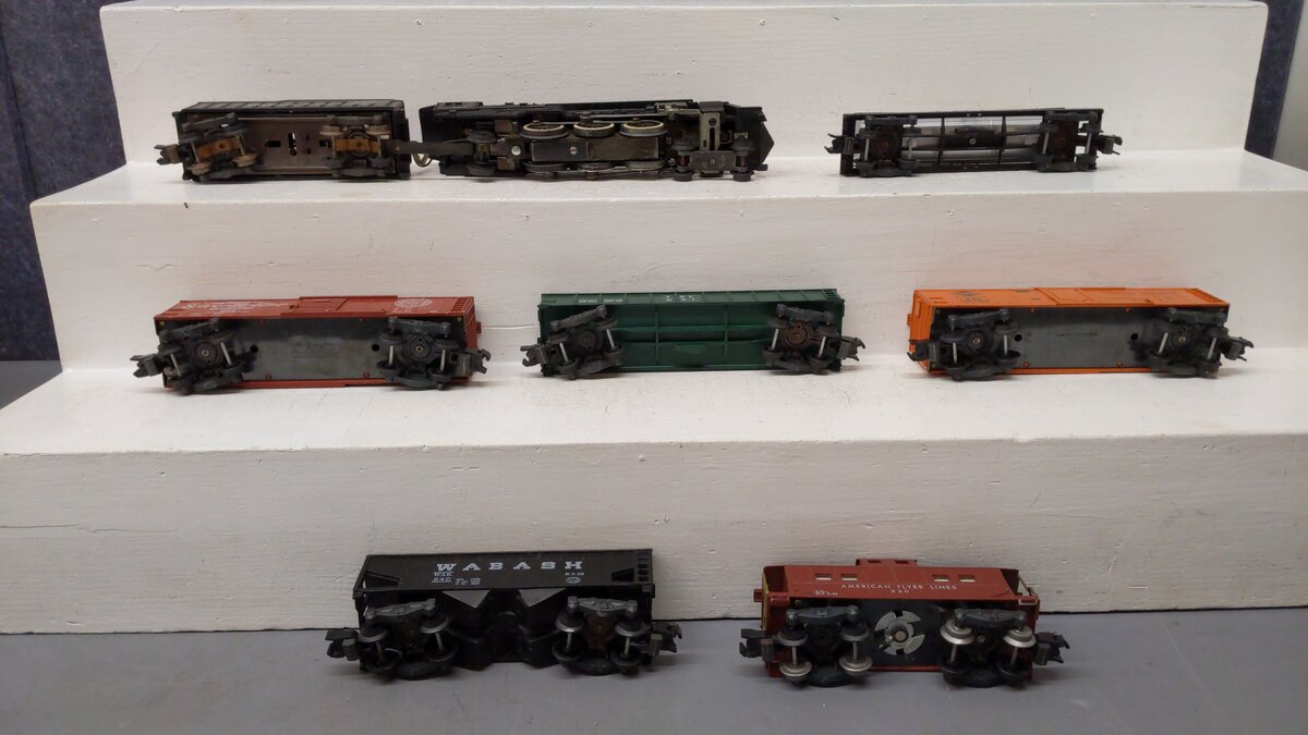 American Flyer K5423T Vintage S Mountaineer Freight: 283 942 925 940 923 931 930 VG/Box