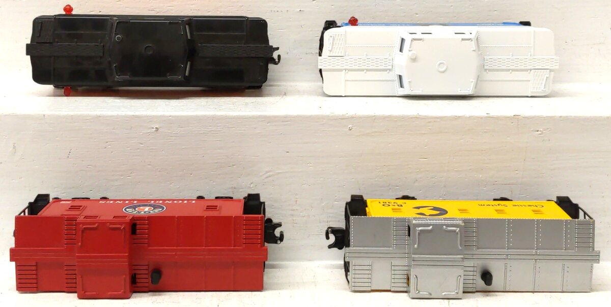 Lionel O Gauge Assorted Cabooses: 9180, 9161, 36825, C-9381 [4] VG