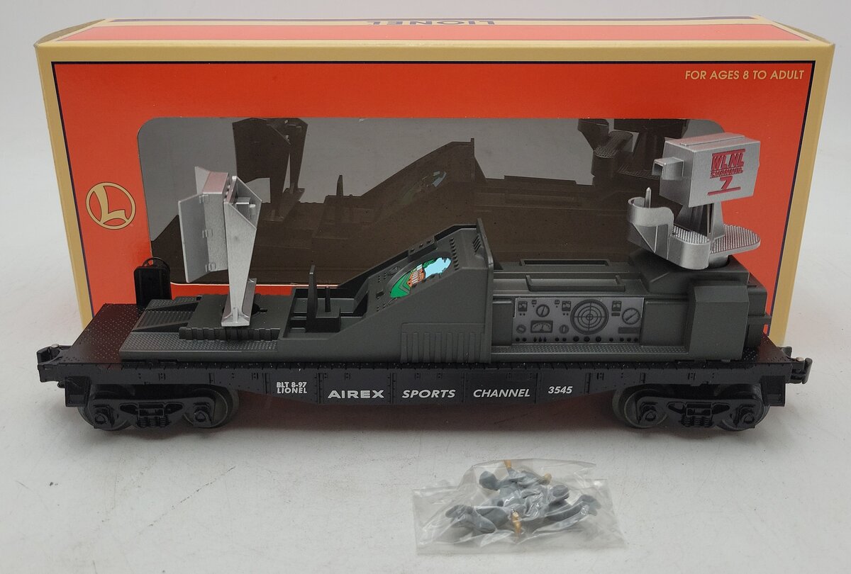 Lionel 6-16751 O Gauge WLNL Channel 7-Airex Sports Channel TV Car LN/Box