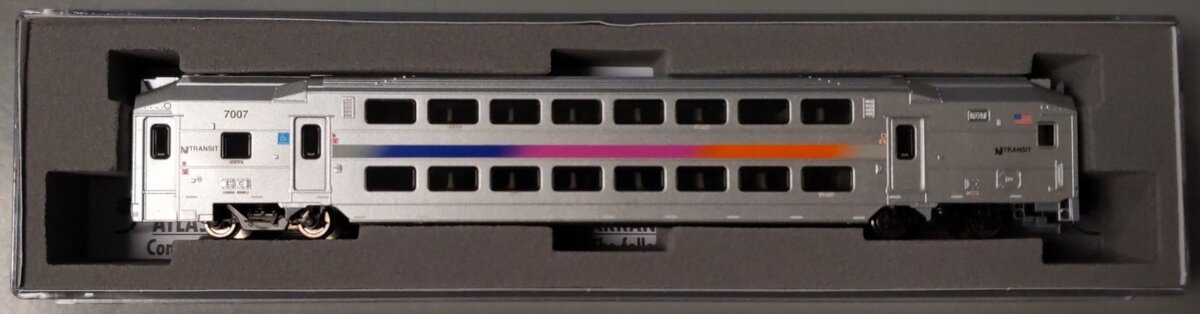 Atlas 40004044 N Scale NJ Transit Multi-Levil Cab Car #7007
