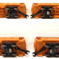Lionel O Gauge Assorted Passenger Cars: 9500, 9511, 9502, 9506 [4] VG