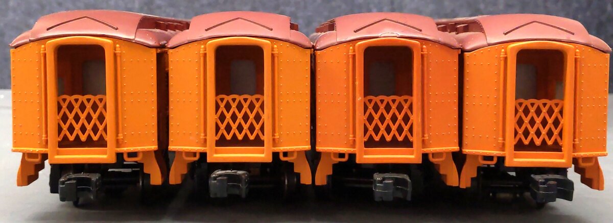 Lionel O Gauge Assorted Passenger Cars: 9500, 9511, 9502, 9506 [4] VG