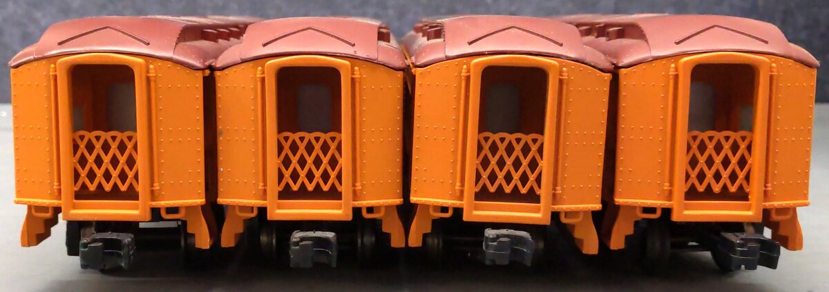 Lionel O Gauge Assorted Passenger Cars: 9500, 9511, 9502, 9506 [4] VG