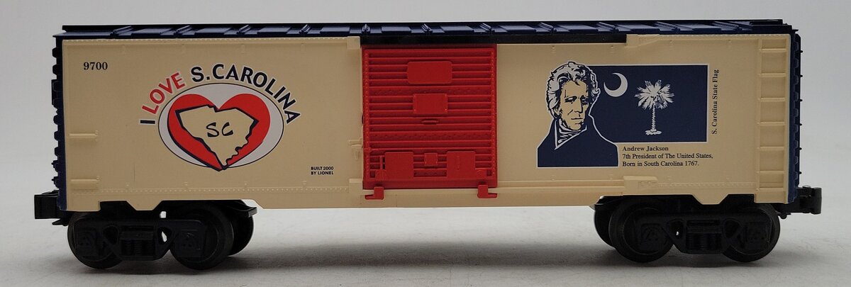 Lionel 6-19987 O Gauge I Love South Carolina Boxcar EX/Box