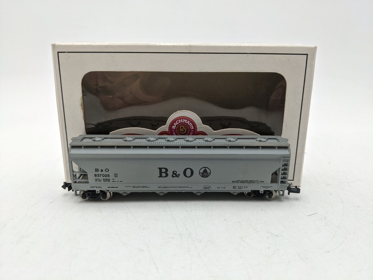 Bachmann 70550 N Baltimore & Ohio 56' Central Flow Hopper #837025 EX/Box